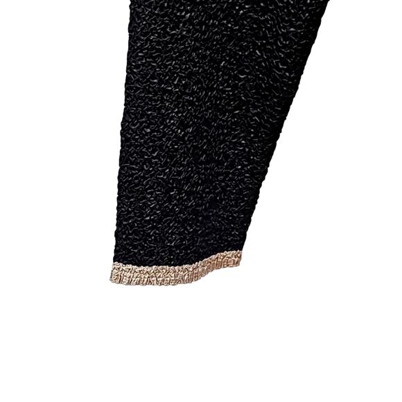 Travelers Collection by Chico's Blazer Jacket Black Tan Womans Sz 1 (USA Small) - Picture 7 of 11